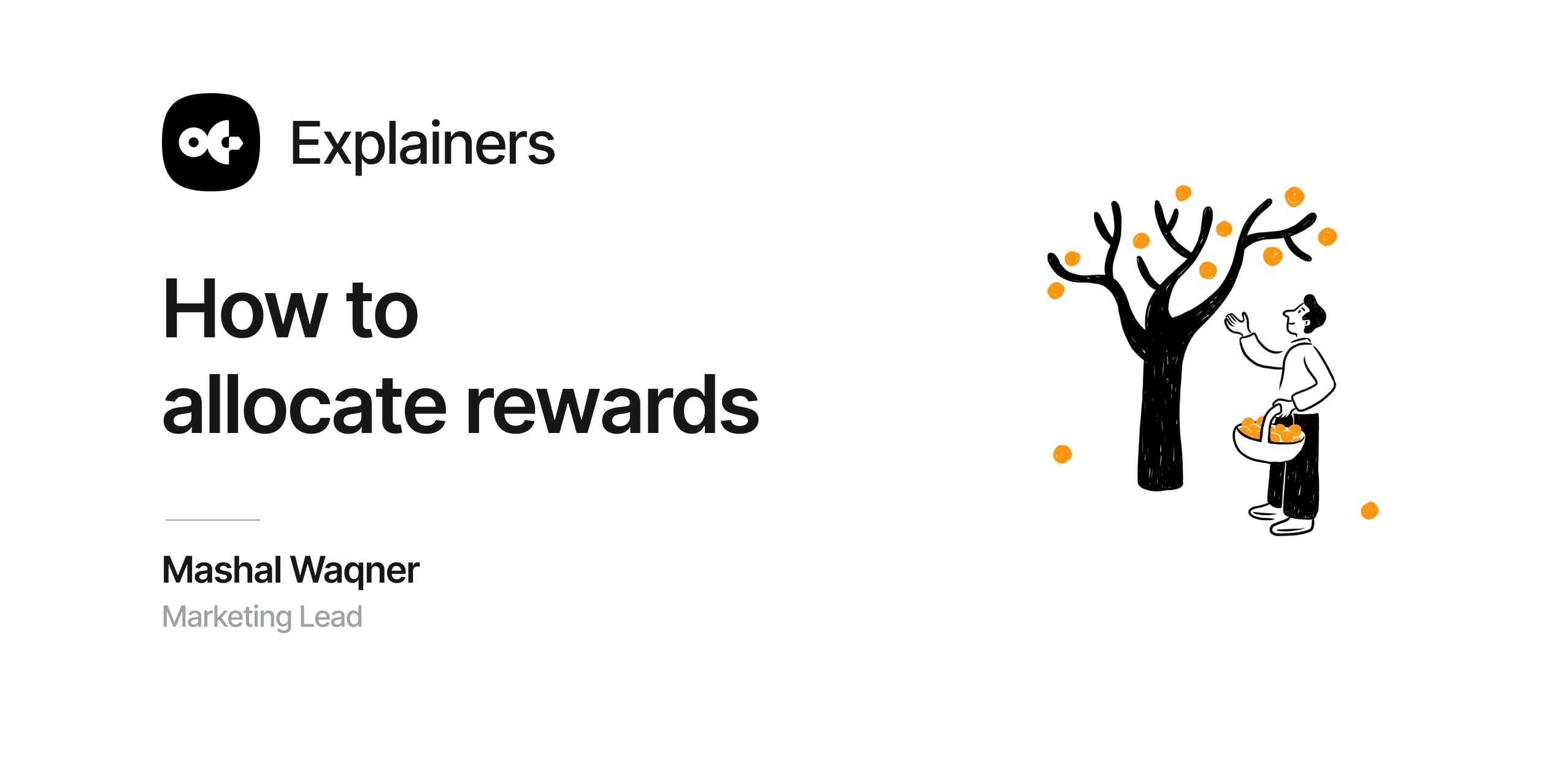 How to allocate rewards - video explainer